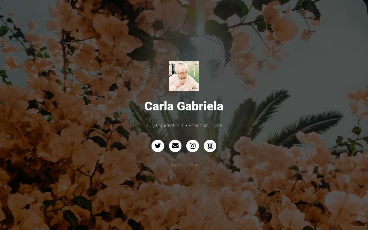 Carrd profile picture for @gabs